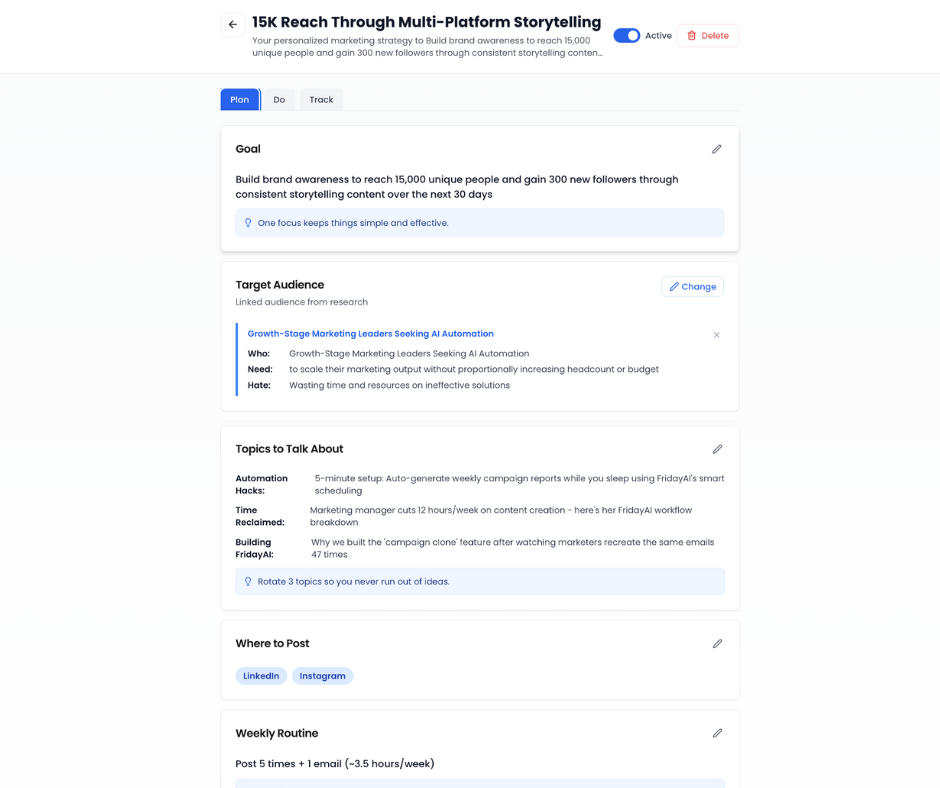 Content Strategy & Planning