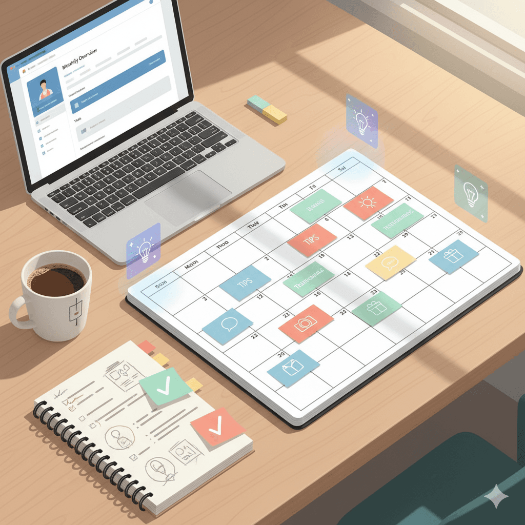 30 Days of Small Business Content Ideas You Can Steal Right Now (Free AI Content Planning Inside)